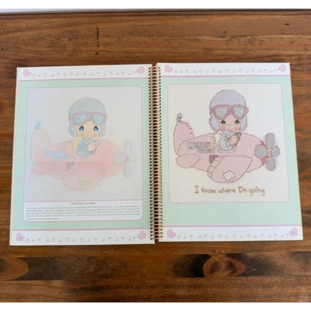 Precious Moments Sam's Favorites Hardback Spiral Bound Cross Stitch Pattern Book